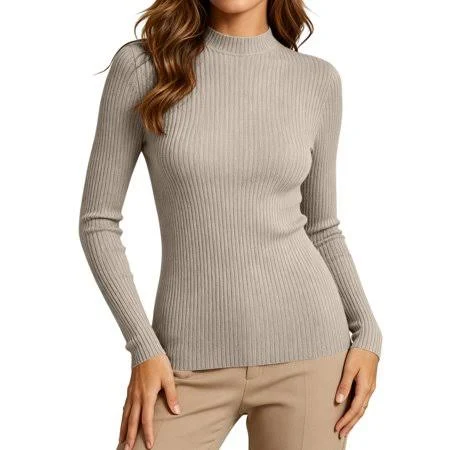 Classic Ribbed Turtleneck Sweater